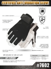 Leather Mechanical Vibration Resistant Gloves For Tool Handling