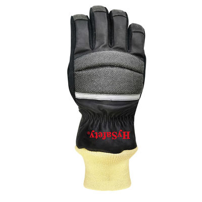 NFPA 1970 Firefighter Flame Resistant Gloves XXS - XXL Elastic Wrist Closure Para Aramid Lining