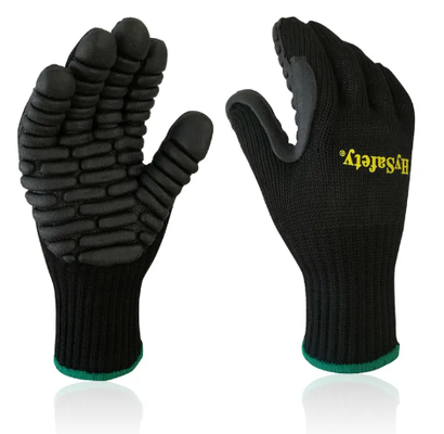 Tunnel Rubber Chloroprene Anti-vibration gloves  with EN ISO10819 Certified