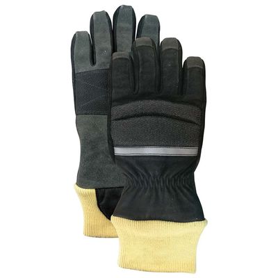 Reflective Tape Anti Impact Firefighter Gloves AS/NZS 2161.6 standard