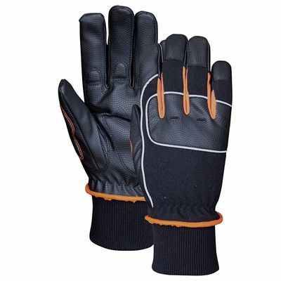 Knitted Wrist car mechanic gloves Thinsulate Lining warm mechanics gloves