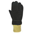 EN659  Flame Retardant Firefighter Gloves Cowsplit Shell Wristlet Cuff