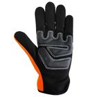 Tear Resistance Hi Vis Mechanic Gloves With Pu Anti Vibration Super Grip