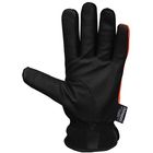 Hysafety Orange Mechanic Winter Gloves PU Palm Thermal Mechanics Gloves