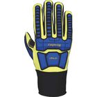High Durability Leather Impact Protective Gloves In M / L / XL Ergonomic Design