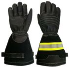 Long Cuff EN388:2016 Firefighter Gloves With Reflective Tape