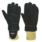 Flame Retardant Structural Firefighting Gloves Cowsplit Shell Wristlet Cuff