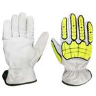 ANSI Puncture 3 Goatskin Impact Resistant Gloves Rigger Work Gloves