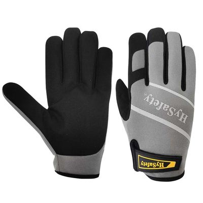 Custom Size 7-Size 12 Mechanics Wear Gloves Synthetic Leather Palm