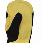 Mitten style Leather Ski Gloves Waterproof 3M Insulation Inserted