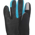 Touch Function Mens Leather Horse Riding Gloves Goatskin Palm