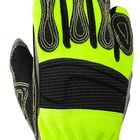 Abrasion Resistant Size 9 Rescue Extrication Gloves High Visible Green