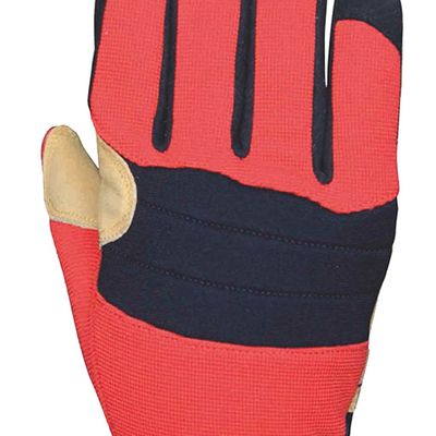 Vehicle Extrication Oil Gas / Rope Rescue Gloves Synthetic Leather Material