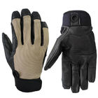 Tight Fitting Goatskin Palm Fast Rope Gloves Camping Hiking For Rappels