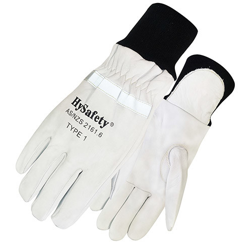 AS/NZS 2161 Cow Grain Firefighter Gloves Wildland Fireman Glove