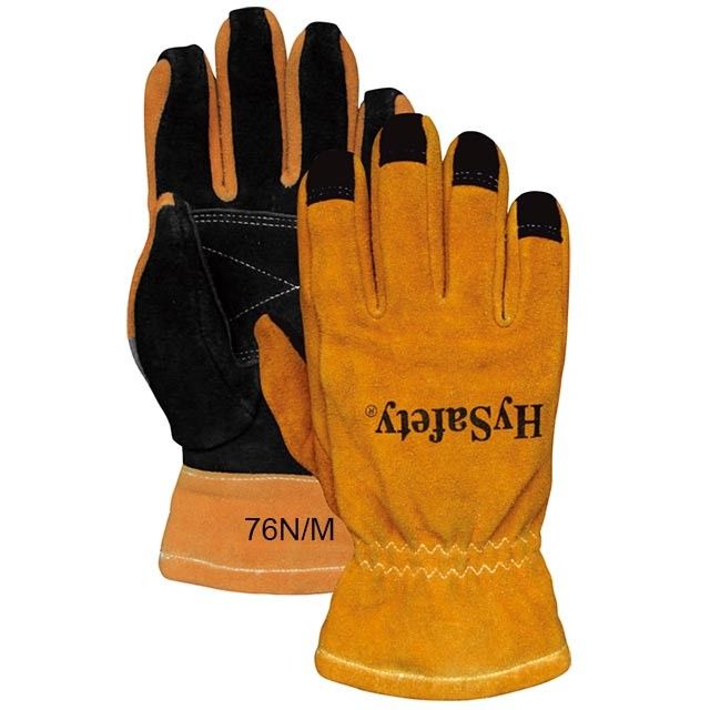 2XS - 3XL Structural Firefighter Gloves NFPA 1971 Certified Cowhide Comfortable / Durable