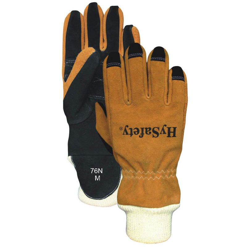 NFPA1971 High Dexterity Heat Resistant Gloves Cowhide Structural Firefighting Gloves