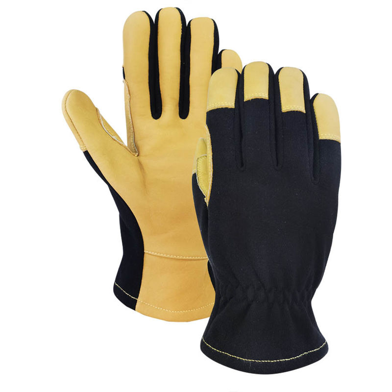 250 degrees Heat Resistant Work Gloves EN 659 Standard Leather Material