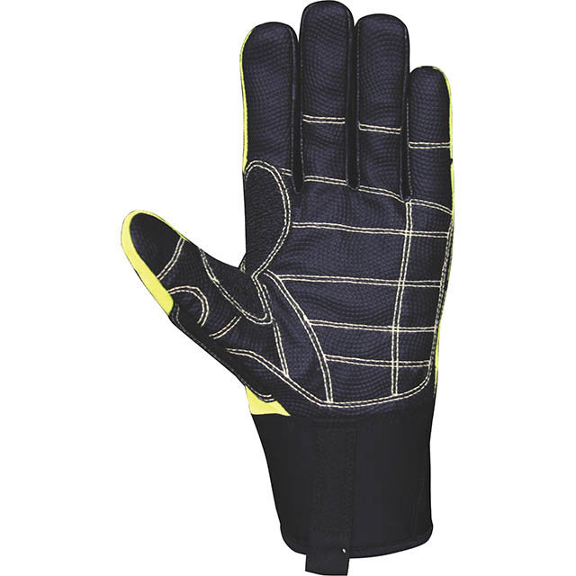 Anti Slip Impact Resistant Washable Grip Gloves In Black / Gray / White
