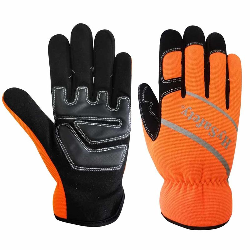 Dexterity HI Visible Safety Gloves Level 5 Mechanic Tool Gloves
