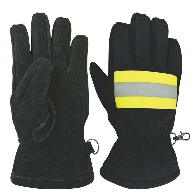 Unified Model GA7-2004 Firefighter Gloves / XS-XXL Flame Resistant Gloves