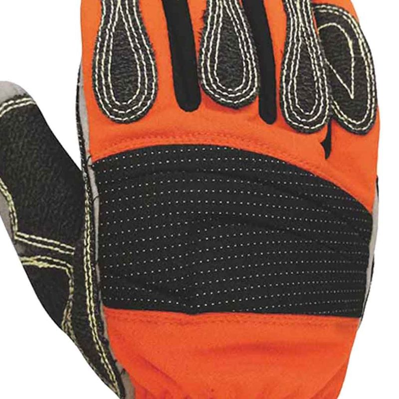 Knuckle Padded Vehicle Rescue Extrication Gloves Oil Repellent