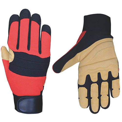 Spandex Back Rescue Extrication Gloves With Neoprene Knuckle Size 7 - 10
