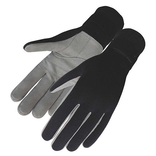 Double Layered Water Rescue Gloves Synthetic Leather Neoprene Material